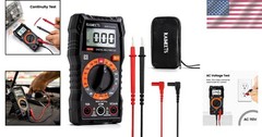 Durable Digital Multimeter for Automotive Battery Testing and Electrical Repair