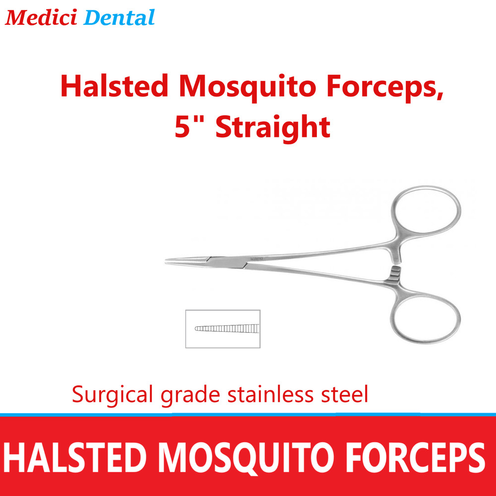 Medical Halsted Mosquito Forceps, 5″ Straight Surgical grade stainless steel