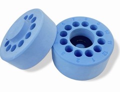 Cooling Container for 12×2ml Vials, Alcohol-Free Foam Box with Solid Core