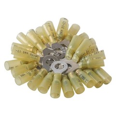 Waterproof Copper Wire Crimp Connectors Assortment Heat Shrink Ring Terminals