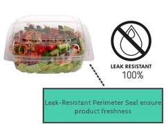 Smygoods Plastic Clamshell Food Containers, (Pack of 25-8x8x3 3/8) To Go Cont…