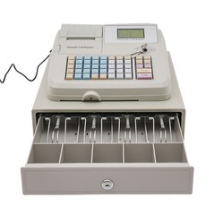 Electronic Cash Register POS System 48-Key Thermal Printer LED Drawer Box Retail