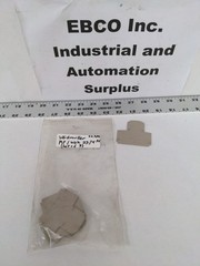 WEIDMULLER AP/WDK 25/4N, TERMINAL BLOCK END PLATE BEIGE, LOT OF 5