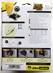 JOBE VALVES #J-TPV0075DLT Topaz Float Valve with 0.75 Inch, Yellow/Black