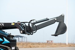NEW TYPHON Single Arm Backhoe Digger for Mini Skid Steer STOMP X1300 & STOMP 509