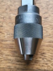 Albrecht Keyless Drill Chuck 0-3/16″ 0-5 Jacobs 1/2″ Straight Shank Arbor A4001
