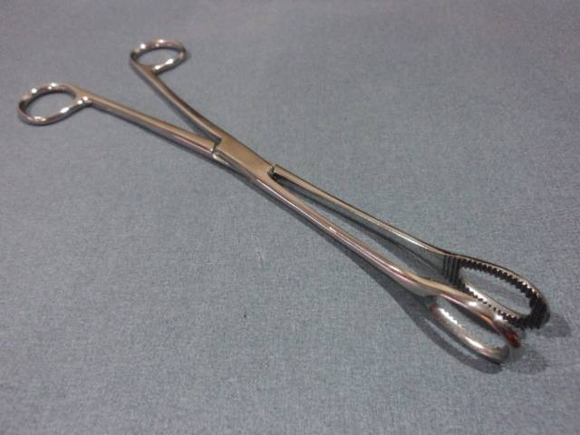 3 PC STAINLESS STEEL BODY PIERCING SPONGE FORCEP 9″ SERRATED WITHOUT LOCK