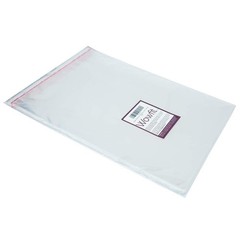 Wowfit 100 Count 12×16 Inch Clear Cellophane Plastic Bags Resealable Self