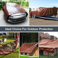 Tarp 10x20FT, 14 Mil Large Tarp, Tarps Heavy Duty Waterproof with Grommets Ev…