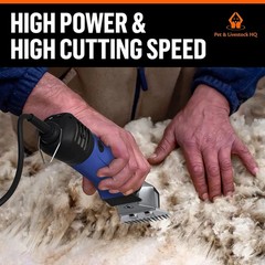 Sheep Shears Heavy Duty with 6 Adjustable Speeds – Professional Electric Clipper