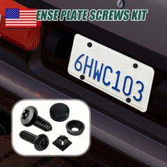Anti Theft License Plate Screws Kits, Tamper Resistant Licence Plate Kit, 1/4″(M