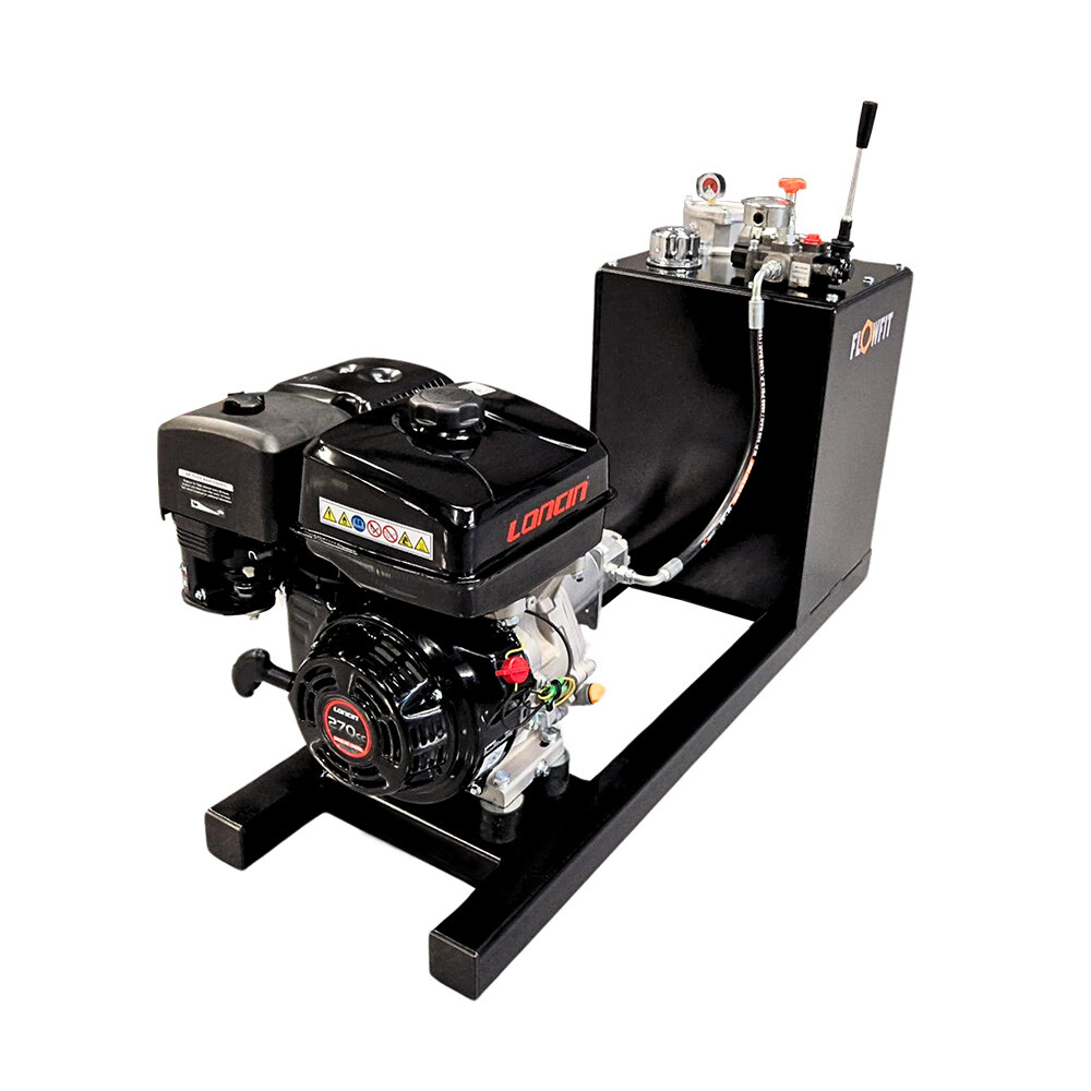 Loncin G390 Petrol Engine Driven Single Acting Power Unit, 13HP, 24 L/min