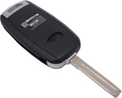Flip Key Fob Shell Case fit for Optima Rio Soul Sorrento Sportage Keyless Entry