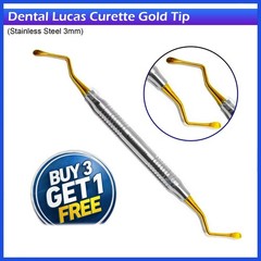 Periodontal Dental Lucas Surgical Bone Curettes 3mm Serrated Spoon Instruments