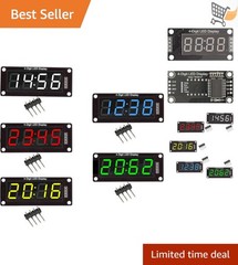 Digital LED Display Module 4 Digit 7 Segment 5 Color TM1637 Compatible for Pr…