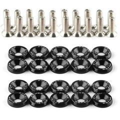 20Pcs/Set Bumper Fender Washers Engine Bay Dress Up Bolts Fasteners M6 JDM Fende