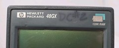 HP 48GX Graphing Calculator NO BATTERY/CARD COVER Tested & Works SEE PHOTOS