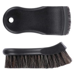 1 pc Horsehair Leather Cleaning Brush Car Interior Detailing Tool