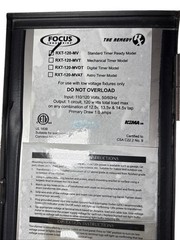 Focus Industries RXT-120-MV Multi Voltage Stainless Steel Transformer 120VA