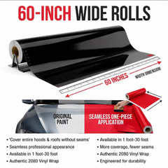 2080 Carbon Fiber Black (CFS12) Vinyl Wrap Film – 1Ft X 1Ft – 1 Sq Ft – Dual Cas