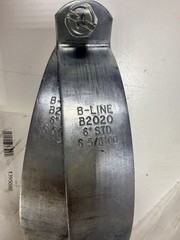 B-Line B2020PAZN 6 Inch Pre-Assembled Conduit Clamp 11 Gauge Zinc Plated Steel