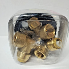 SharkBite 1/2 in Push-to-Connect Brass 90-Degree Drop Ear Elbow Fitting