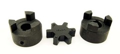 3/4″ to 7/8″ L075 Flexible 3-Piece L-Jaw Coupling Coupler Set NBR Rubber Spider
