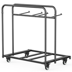 Folding Chair Rack Cart for 5 Tables+14 Chairs of 400LBS with Casters