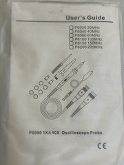 Oscilloscope Clip Probes PS6200 Fully Insulated BNC End Probe with Accessory Kit
