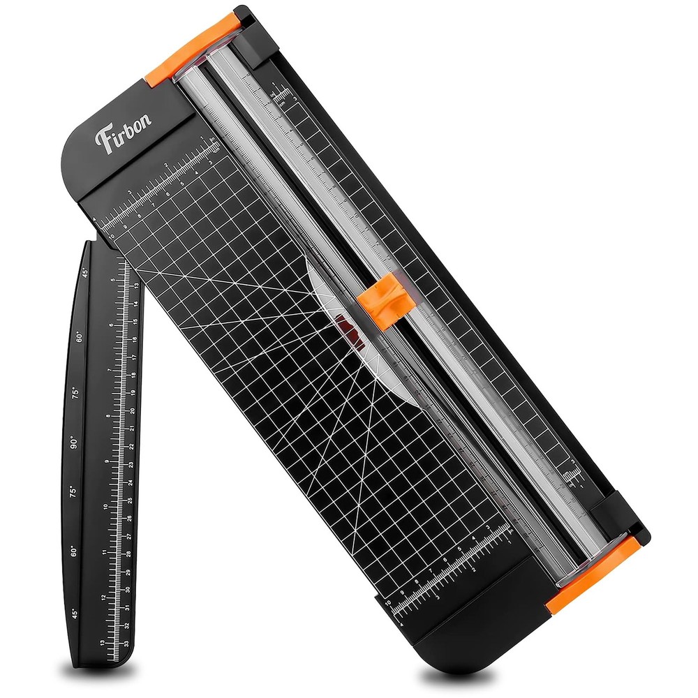 Firbon A4 Paper Cutter 12 Inch Titanium Trimmer Scrapbooking 1-black