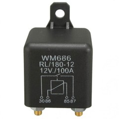 2PC 12V 100Amp 4-Pin Heavy Duty ON/OFF Switch Split Charge Relay For Auto Boat##