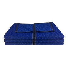 UBMOVE Pro Moving Blankets (6 Pack) 35lbs/doz 2.92lb/ea 72″x80″ Blue