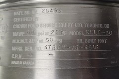 Southbend KELT30 Electric Steam Tilting Kettle, Stainless Steel – 30 gal. Tested