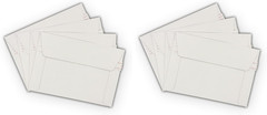 Cardboard Photo Mailers White 6.5X4.5 Self Seal Envelopes Rigid Stay Flat