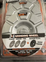 RIDGID 4.5 in. 3-in-1 Exchange Grit Cup Wheel