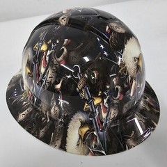 full brim hard hat custom hydro dipped IN US NAVY WE THE POEPLE DONT TREAD ON ME