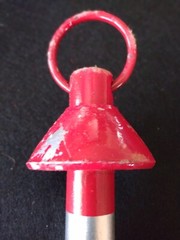 Tractor Attachment Hitch Pin Drawbar 3/4″ x 7-1/2″ Red Top