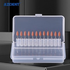 AZDENT Dental 0413 Brownie Polishers Friction Grip FG Mini Points 1.6mm 12PCS/PK