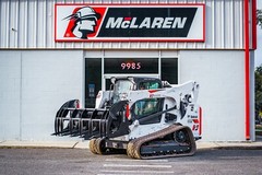Skid Steer Log Grapple 76″ Wide by McLaren Heavy Duty for Case Machines