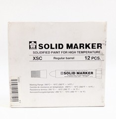 Sakura Solid Paint Marker Yellow XSC-3 High Temperature Paint Stick 12-Pack