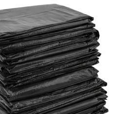 Black T-Shirt Carryout Bags (100 ct.) by Poly-America