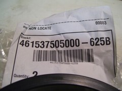 NIB PARKER SKF 461537505000 BEVELED LIP (BPP) HYDRAULIC SEAL 5.00 X 5.750 P4068