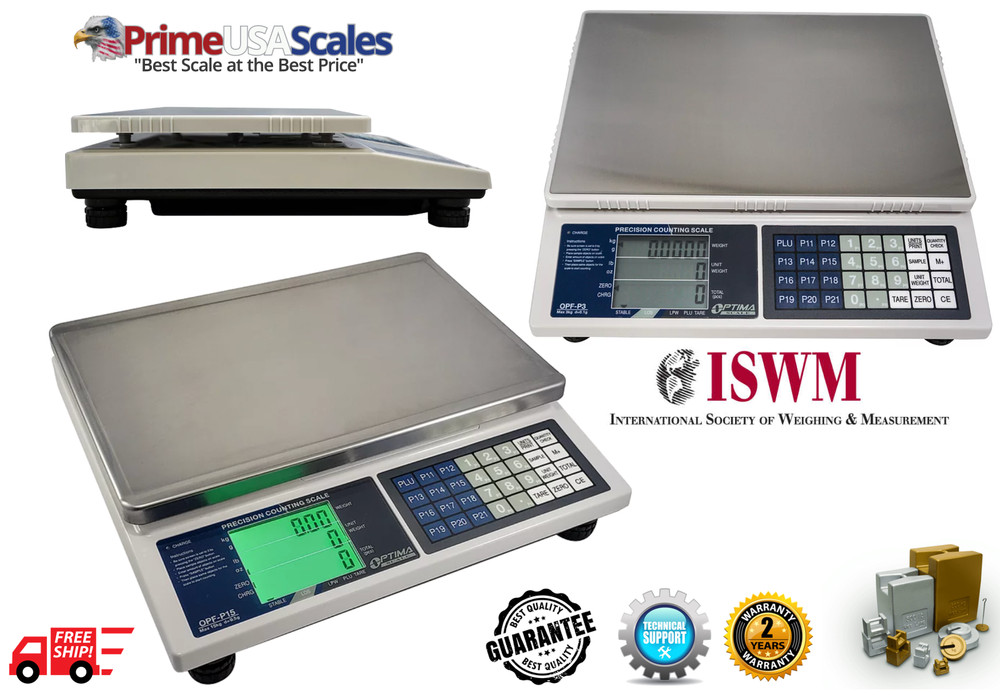 Prime OPF-P Precision Counting Scale Balance 15kg (30 lb) x 0.5g (.001 lb)