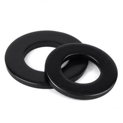 Black Flat Washers Grade 8.8 DIN 9021 Carbon Steel M2 M3 M4 M5 M6 M8 M10 to M30