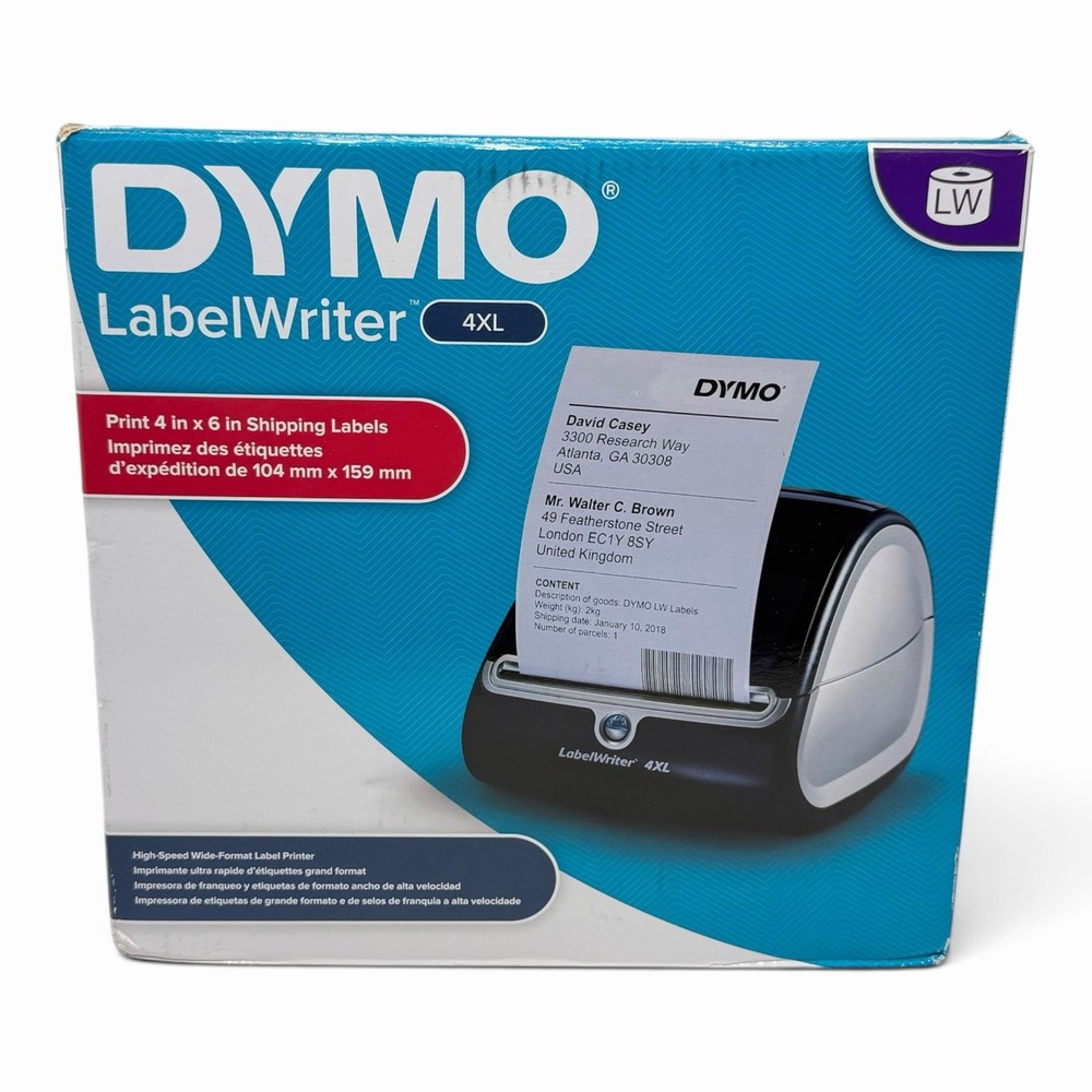 Dymo LabelWriter 4XL Thermal Label Printer – Black Brand New