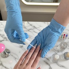 2000PCS 4 Mil Medical Grade Nitrile Exam Latex Free Gloves ALL SIZES Blue Gloves