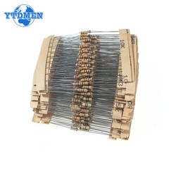 560PCS 1/4W 0.25W Resistor Kit 56 Values 1Ω-10MΩ Ohm 5% Tolerance Carbon Film
