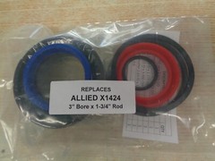 Replaces ALLIED Part number X1424 seal kit (3″ bore X 1-3/4″ Rod) (See text)
