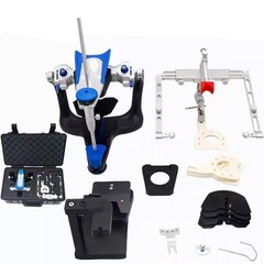 Dental Fully Adjustable Articulator Complete Kit with Facebow & Transfer Stand