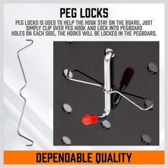 Rust Resistant 238 PCS Pegboard Hooks Assortment – Perfect for Home Organization